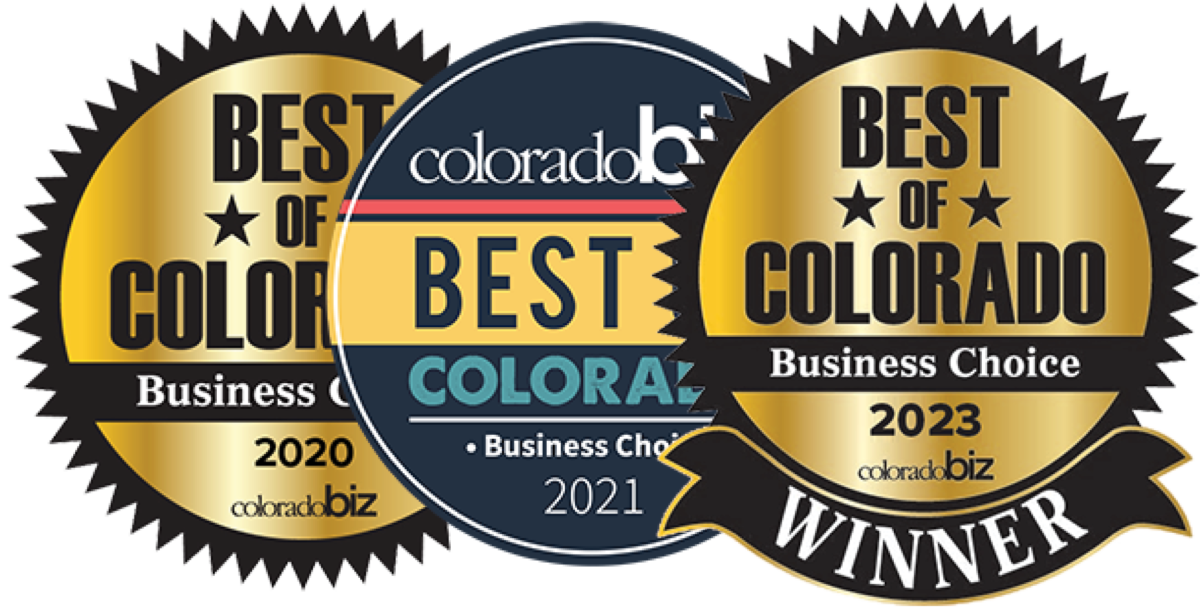 three best of Colorado awards