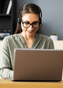 personal assistant on a laptop